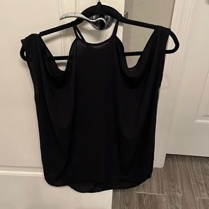 Express cold shoulder blouse